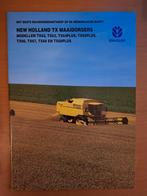 Folder New Holland TX maaidorsers, Ophalen of Verzenden, Gelezen, Tractor en Landbouw