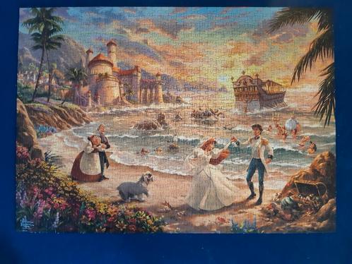 Disney puzzel Little Mermaid 1000 stukjes, Hobby en Vrije tijd, Denksport en Puzzels, Zo goed als nieuw, Legpuzzel, 500 t/m 1500 stukjes