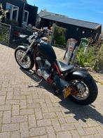 Honda Shadow, 600 bobber. Bj 92. Hardtail zelfbouw. Matzwart, Motoren, Particulier, Chopper