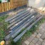 Beton schutting palen antraciet, Ophalen, Gebruikt, Palen