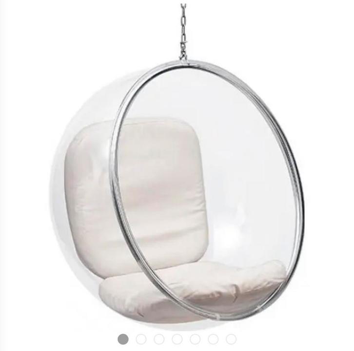 Eero Arnio bubble chair, Huis en Inrichting, Stoelen, Zo goed als nieuw, Eén, Wit, Ophalen of Verzenden