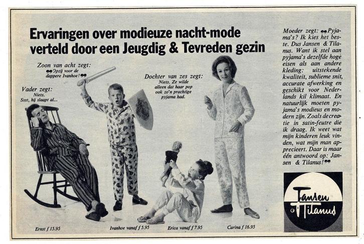 2 JANSEN & TILANUS VRIEZENVEEN Advertenties 1963, Verzamelen, Merken en Reclamevoorwerpen, Zo goed als nieuw, Overige typen, Verzenden