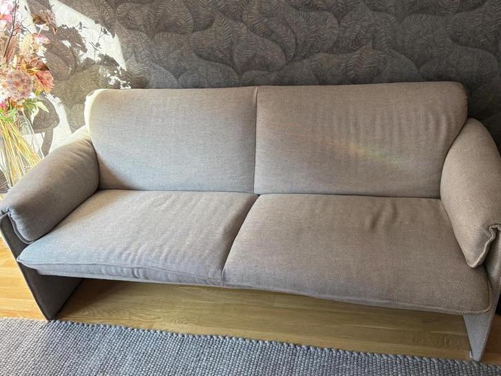 Leolux Bora Bora bank - 160cm breed - nette geweven stof, Huis en Inrichting, Banken | Bankstellen, Gebruikt, Rechte bank, Driepersoons