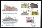 Engeland Michel FDC 673-677, Postzegels en Munten, Postzegels | Europa | UK, Ophalen of Verzenden, Gestempeld