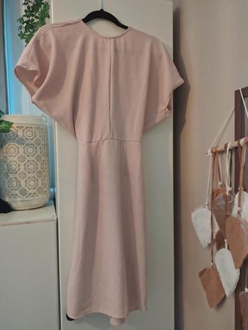 Roze/Beige omslagjurk – Topshop, maat 38 beschikbaar voor biedingen