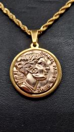 Ketting met CC hanger, Ophalen of Verzenden, Nieuw, Zilver, Overige materialen