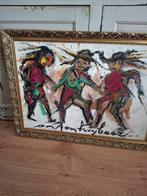 Schilderij Anton Heyboer - Kleurrijk & Gesigneerd, Antiek en Kunst, Ophalen of Verzenden