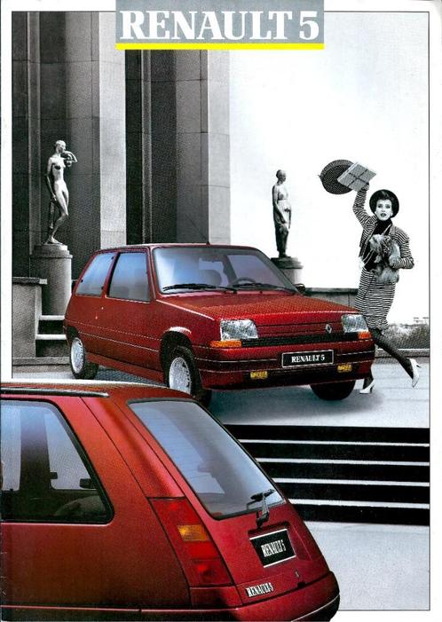 Brochure Renault 5 1988, Boeken, Auto's | Folders en Tijdschriften, Gelezen, Renault, Ophalen of Verzenden