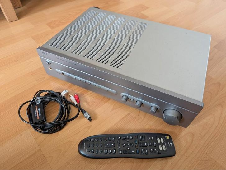 NAD C320BEE met afstandbediening en SPDIF converter, Audio, Tv en Foto, Versterkers en Receivers, Gebruikt, Stereo, Minder dan 60 watt
