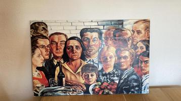 De Maaltijd der Vrienden print Charley Toorop beschikbaar voor biedingen