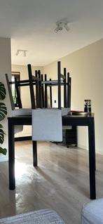 Hoge IKEA Eettafel met Stoelen, Ophalen, Rechthoekig, 50 tot 100 cm