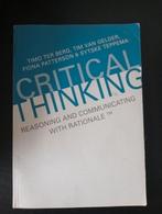 Critical thinking, Ophalen of Verzenden, Zo goed als nieuw