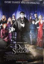 Johny Depp Dark Shadows volledig gesigneerde bioscoop poster, Verzamelen, Film en Tv, Nieuw, Ophalen of Verzenden, Film, Poster