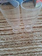 2 bierglazen, Ophalen of Verzenden, Zo goed als nieuw