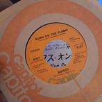 The Sweet - Burn on the Flame / Fox on the Run - 7" Single, 7 inch, Single, Ophalen of Verzenden, Zo goed als nieuw