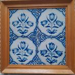 4 antieke tegels. Wan Li 17e eeuw, Antiek en Kunst, Ophalen of Verzenden