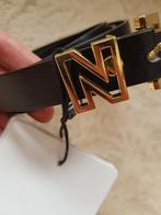 Nieuw nikkie riem  zwart/goud  mt L, Zwart, Nieuw, Tailleriem, Ophalen of Verzenden