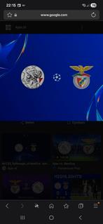 1 kaart ajax-benfica f-side, Tickets en Kaartjes, Eén persoon