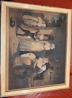 Oud schilderij getekent, Ophalen of Verzenden