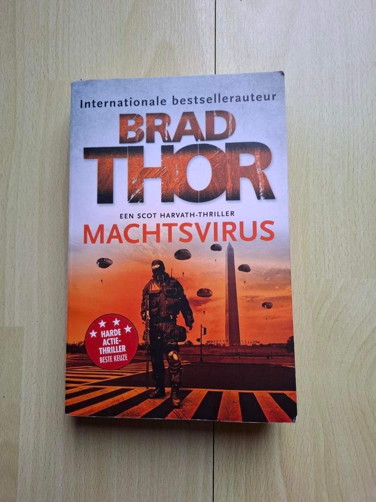 Brad Thor Machtsvirus, Boeken, Ophalen of Verzenden, Zo goed als nieuw