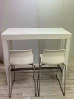 IKEA Tafel + 2 Stoelen - Hoge Tafel, Ophalen of Verzenden, Gebruikt