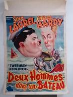 Originele film poster Laurel & Hardy, dikke & de dunne, bel., Ophalen of Verzenden, Poster