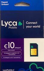 Makkelijk nummers Lyca Mobile prepaid simkaart 30.00 per st, Nieuw, KPN, Verzenden
