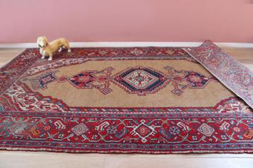 Oosters vintage tapijt. Handgeknoopt Perzisch kleed. beschikbaar voor biedingen