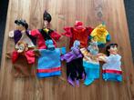 Disney AH handpoppen Aladdin Kleine & zeemeermin geest abu, Ophalen of Verzenden, Overige figuren, Zo goed als nieuw, Beeldje of Figuurtje