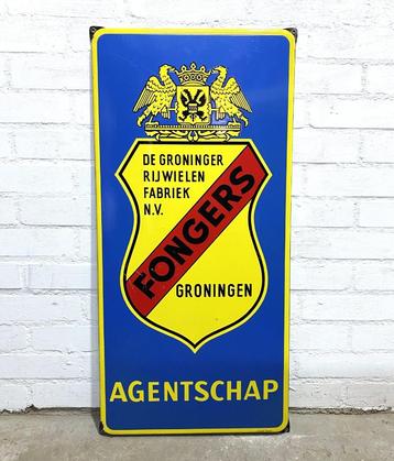 Fongers Rijwielen - emaille reclamebord beschikbaar voor biedingen