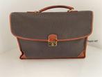 Yoyoli Longchamp briefcase canvas en leer 167), 40 tot 50 cm, Ophalen of Verzenden, Minder dan 30 cm, Zo goed als nieuw