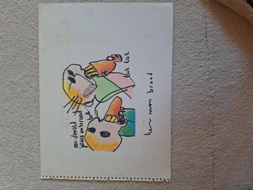 Herman Brood tekening uit 1993  beschikbaar voor biedingen