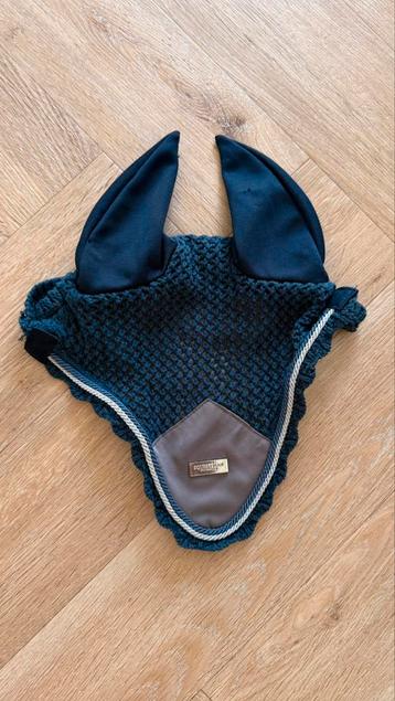 Equestrian Stockholm oornetje blauw met grijs Pony beschikbaar voor biedingen