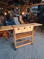 Vintage keuken trolley keuken eiland barretje buitenkeuken, Ophalen, Gebruikt, 50 tot 100 cm, Minder dan 100 cm