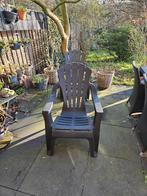 4 kuipstoelen antraciet loungestoel, Tuin en Terras, Ophalen, Zo goed als nieuw, Kunststof, Stapelbaar