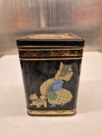 Bloemenmeisje blik, Verzamelen, Blikken, Ophalen of Verzenden, Gebruikt, Overige