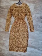 Cocktail gala avond goude jurk, Kleding | Dames, Gelegenheidskleding, Ophalen of Verzenden, Zo goed als nieuw, Overige typen