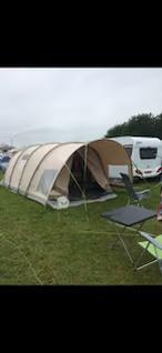 A-merk tent: Nomad Bantu 4 Air, Caravans en Kamperen, Tenten, Zo goed als nieuw, Ophalen of Verzenden