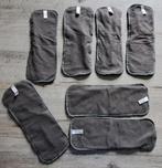 Happy Bear wasbare luiers - Charcoal Boosters set 7, Ophalen of Verzenden, Zo goed als nieuw, One size