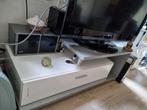 Witte tv kast met lades, Ophalen, Overige materialen, Minder dan 50 cm, 100 tot 150 cm