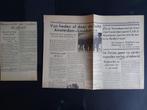 2 krantenknipsels over de Xema naar Lissabon uit 1940 (K1041, Ophalen of Verzenden, Gebruikt, Boek of Tijdschrift