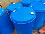 kunstof vaten 200 liter, Tuin en Terras, Regentonnen, 150 liter of meer, Ophalen, Zo goed als nieuw