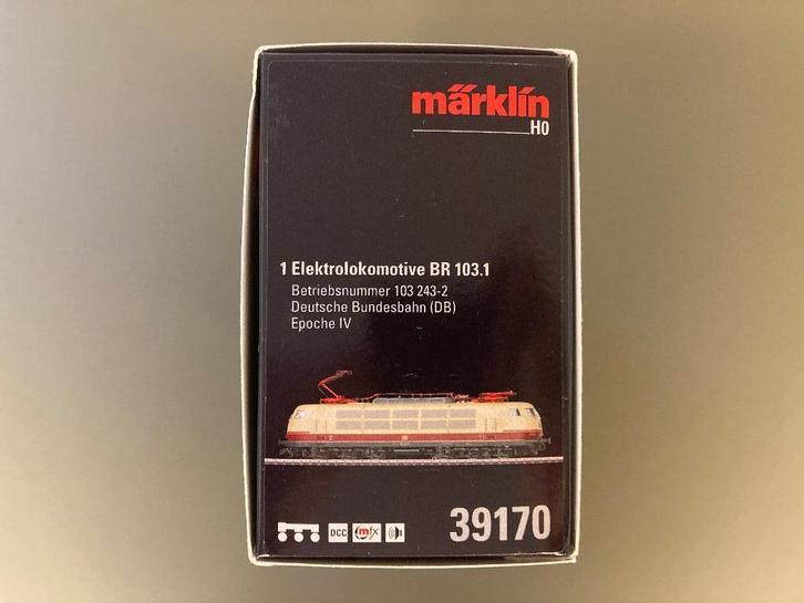 Märklin H0 / 39170 E-loc. BR 103.1 - 1 (DB) Insider Club, Hobby en Vrije tijd, Modeltreinen | H0, Gebruikt, Locomotief, Wisselstroom