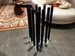 IKEA Tafelpoten Adils verstelbaar zwart 10 stuks, Huis en Inrichting, Ophalen, Zo goed als nieuw, Rond, 50 tot 100 cm