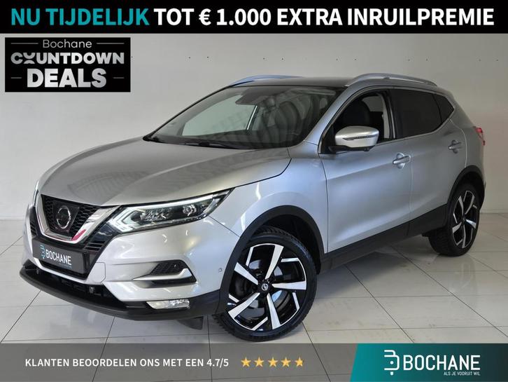 Nissan Qashqai 1.2 DIG-T Tekna | Panoramadak | 360º Camera, Auto's, Nissan, Bedrijf, Te koop, Qashqai, 360° camera, ABS, Airbags
