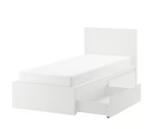 Ikea Malm bed met 2 lades., Huis en Inrichting, Slaapkamer | Bedden, Ophalen, Gebruikt, 90 cm, Eenpersoons