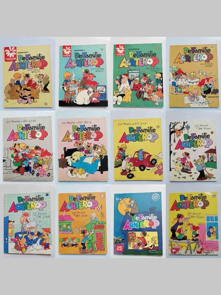 Familie Achterop Stripboeken, Boeken, Stripboeken, Gelezen, Meerdere stripboeken, Ophalen of Verzenden