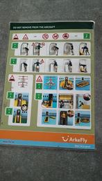 Safety Card ArkeFly 767-300, Ophalen of Verzenden, Zo goed als nieuw, Kaart, Foto of Prent