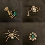 Broches: Spin, Vlinder, Oog met Parel, Magische Hand, Overige materialen, 4 tot 7 cm, Overige kleuren, Ophalen of Verzenden