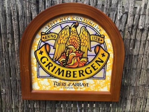 Mooie lichtbak Grimbergen bier, Verzamelen, Merken en Reclamevoorwerpen, Zo goed als nieuw, Lichtbak of (neon) lamp, Ophalen of Verzenden